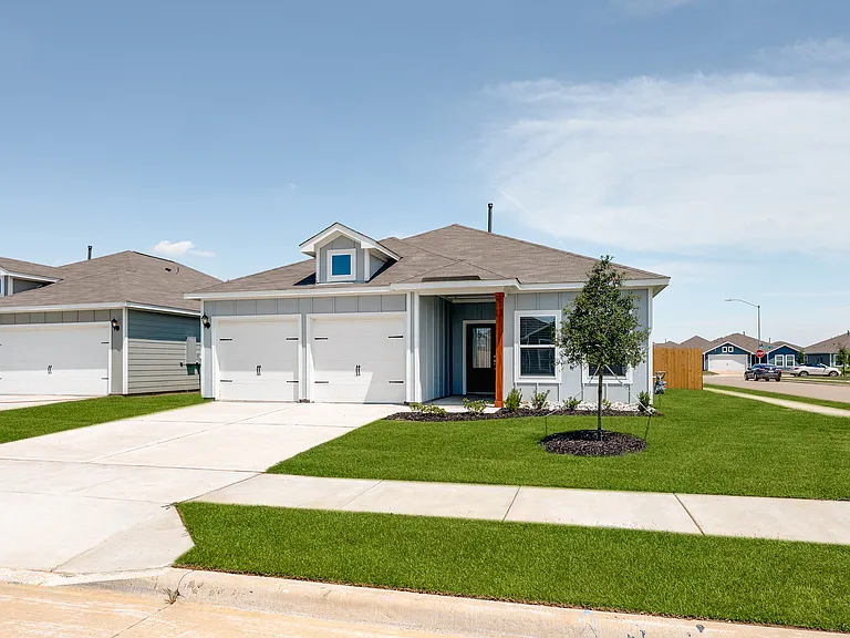 The Blanco has an attached two-car garage.
