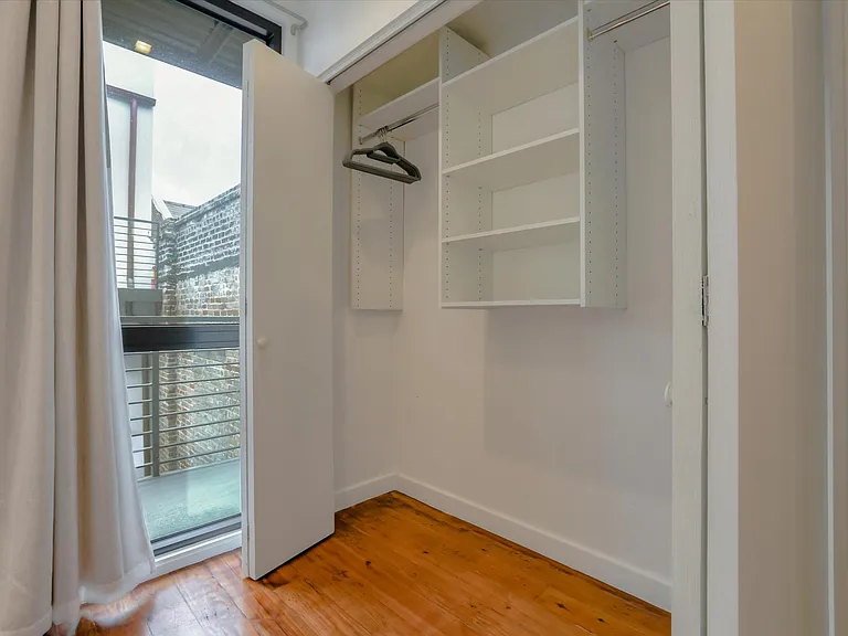Second bedroom built-in closet
