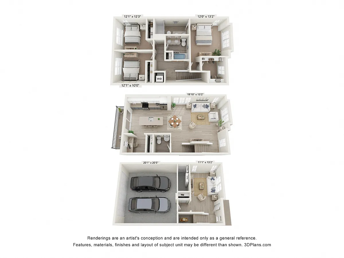 Floor plan TH-B END