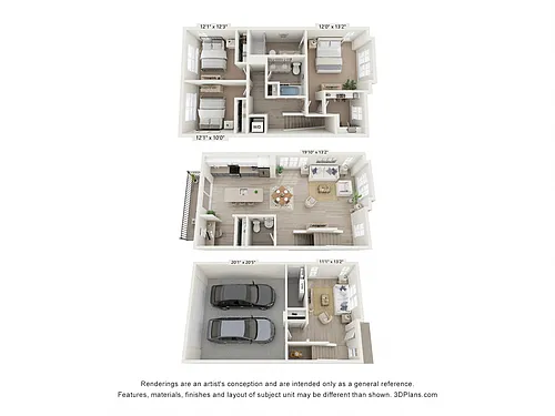 Floor plan TH-B END