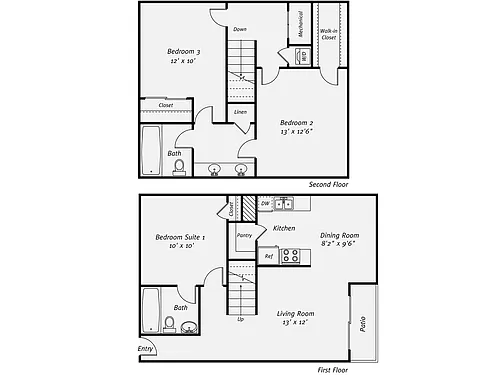 Floor plan C1T