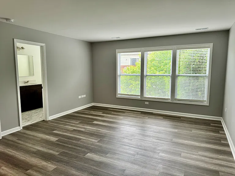 Master bedroom with walk-in closet