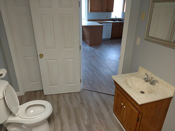 Downstairs Half bath and laundry room
