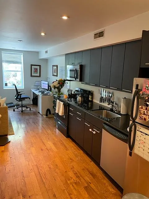Kitchen area - microwave, refrigerator, etc. - 816 N 4th St #2H