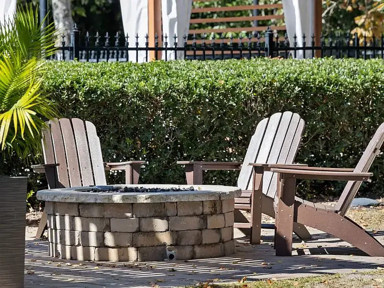 Poolside Firepit