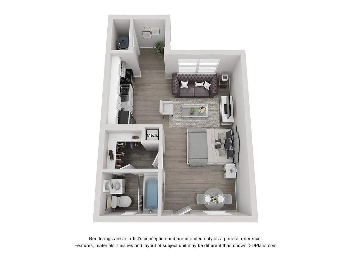 Floor plan Studio