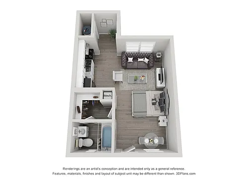 Floor plan Studio