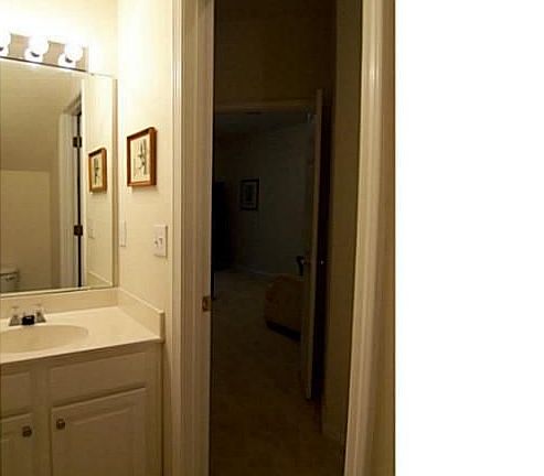 half bath on lower level