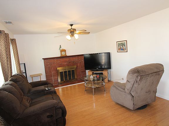Living Room with a Fireplace