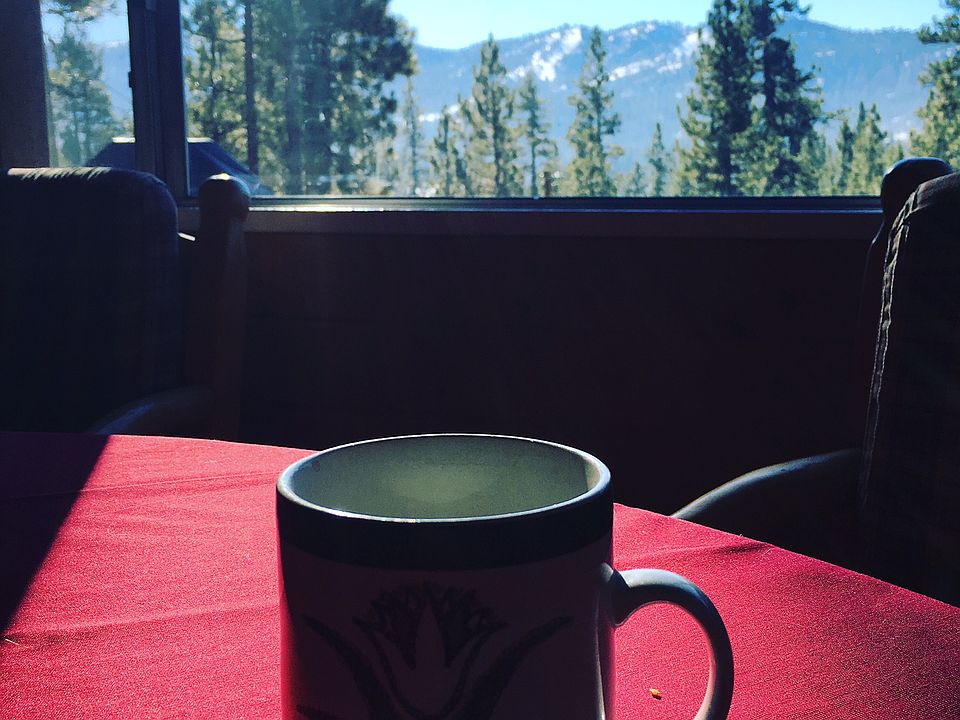 View from morning coffee