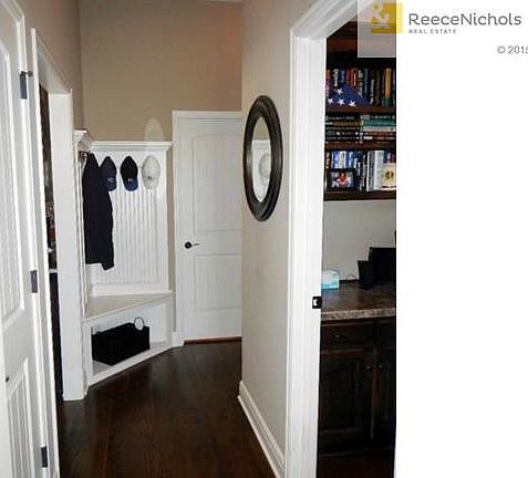Conveniently located off the front entry is a tucked away hallwa