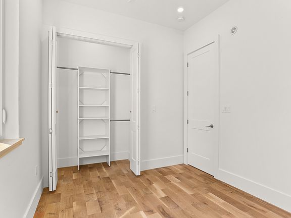 Primary bedroom with large closet.