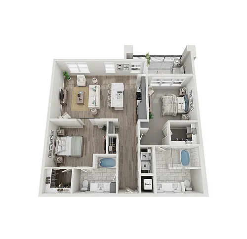 Floor plan 2B6