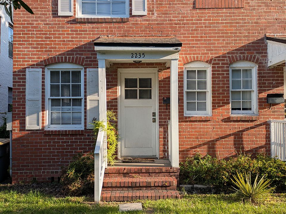 Front view from sidewalk.