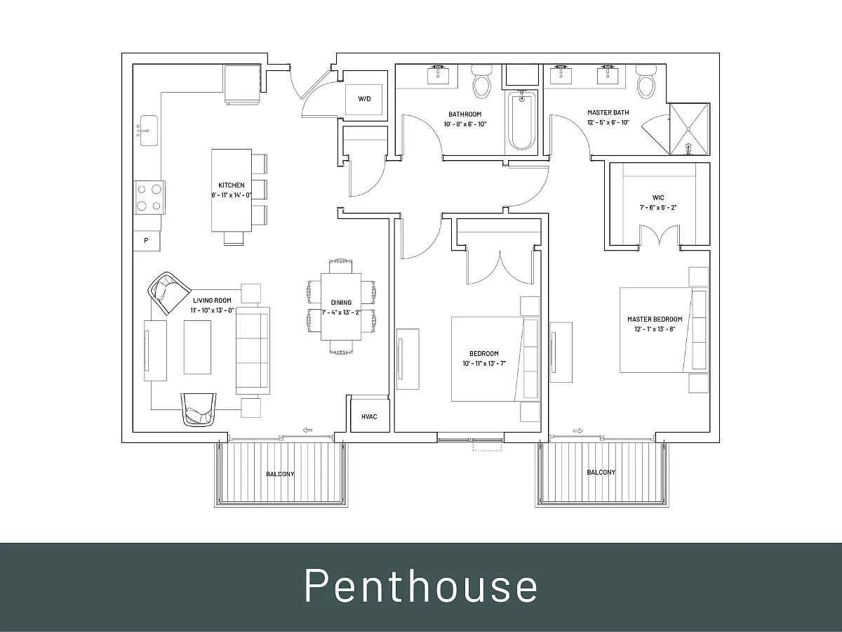 Floor plan Valley 11 Penthouse