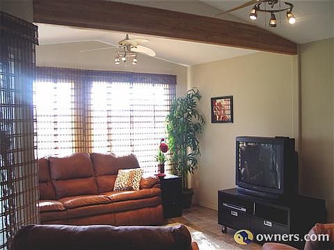 Living Area with two reclining chairs and TV
