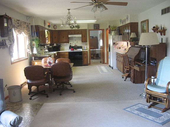 Kitchen View From Living Room