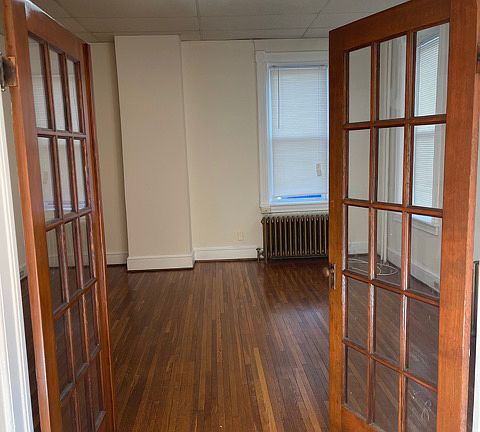 French Doors into Living Room