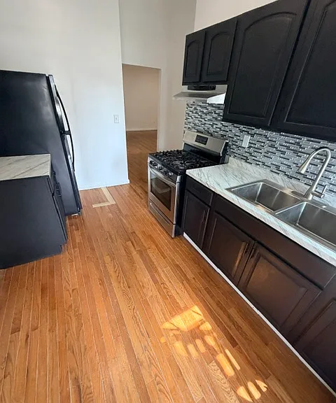 Brand new kitchen opens out to private deck