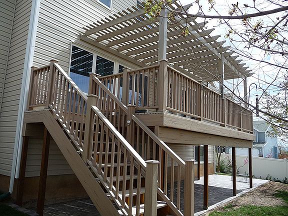 Deck and patio