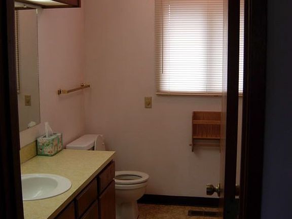 spacious bathroom