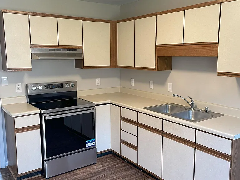 Kitchen with new appliances