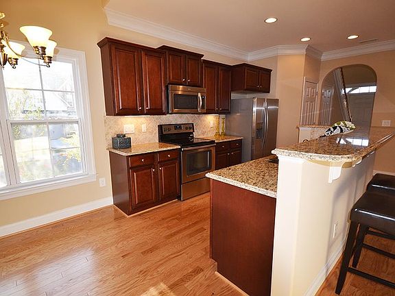 Kitchen with Raised Bar Top