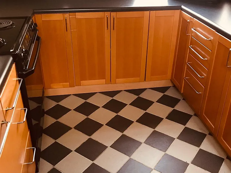View of Kitchen from Backdoor