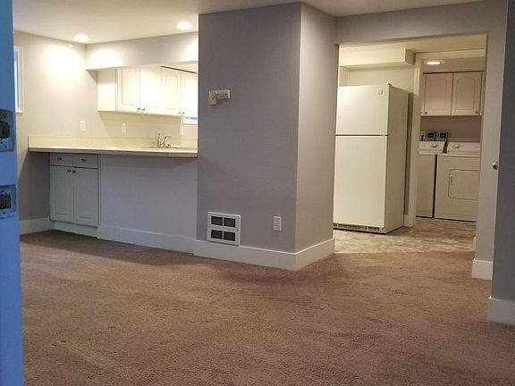 Kitchen open to living room