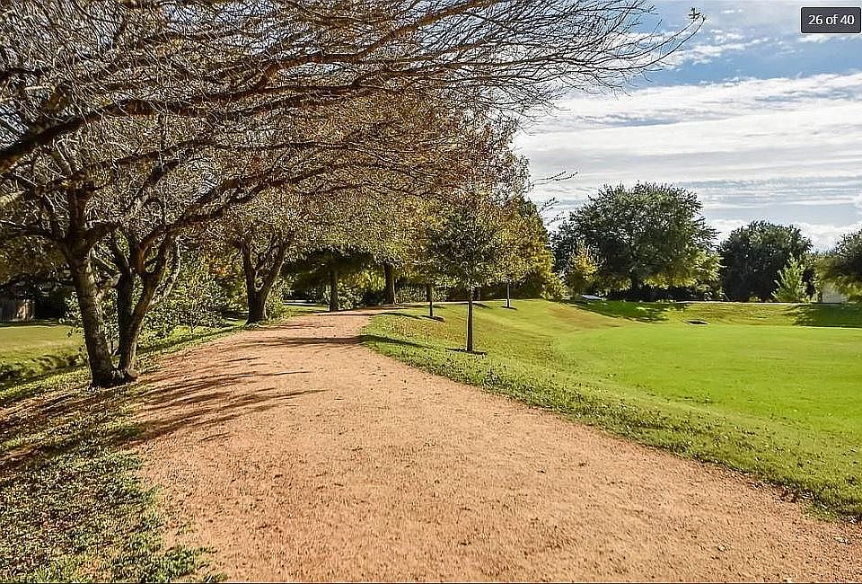 trail about 6 houses away