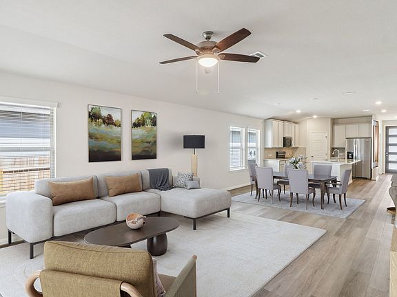 Virtually Staged Living Room