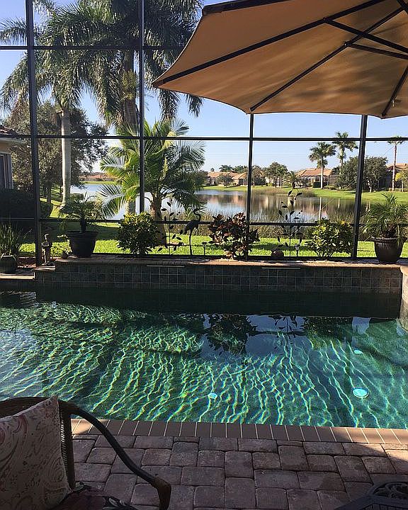 Salt water pool -lake view