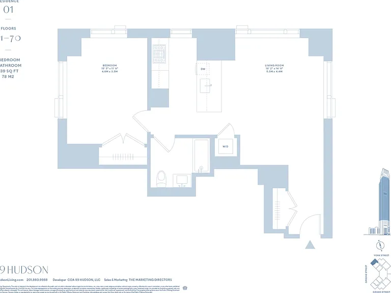 99 Hudson St #2101 — Photo 30