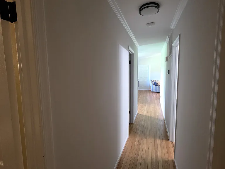 Room 2 on the left, your bathroom down the hall on the right