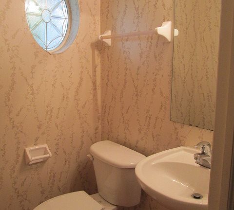 Note the Leaded Glass Window