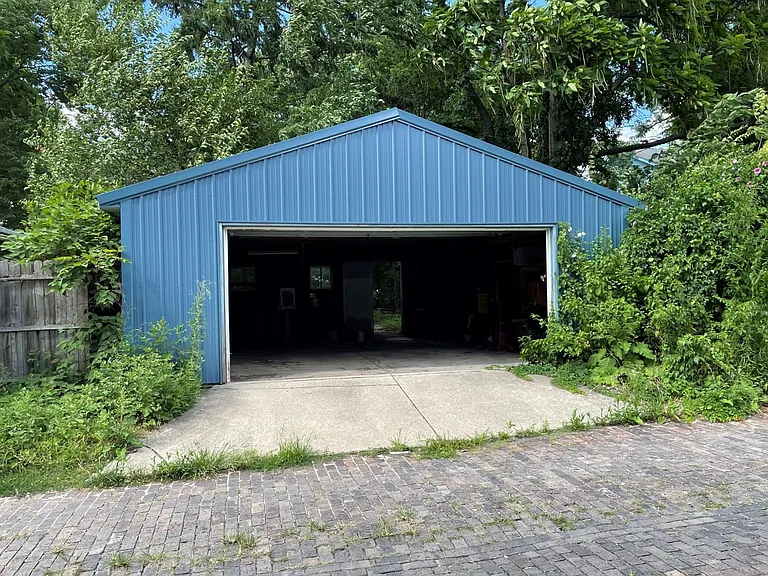 Garage view from back alley