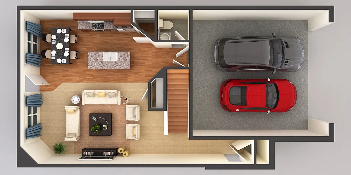 Floor plan 3 Bedroom Version 2