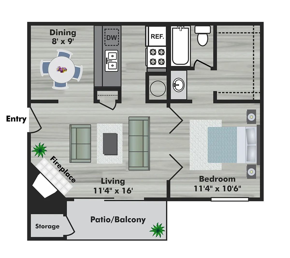 Floor plan A-Kimberlite