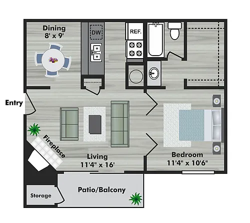 Floor plan A-Kimberlite