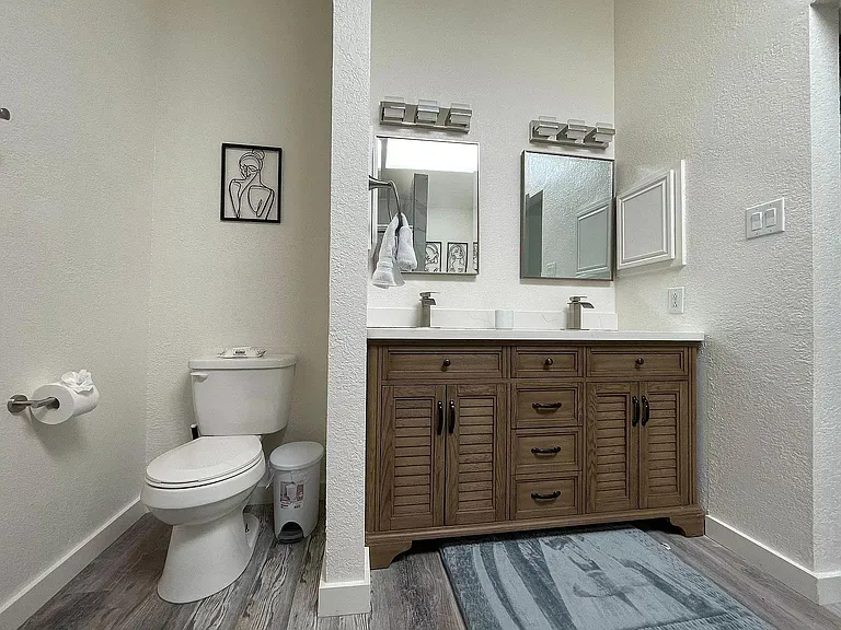Large and beautifully designed Master Bathroom.