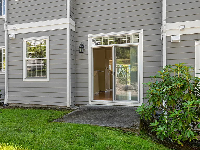 patio space in the back
