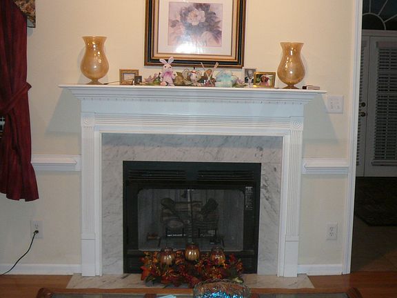 living room fireplace