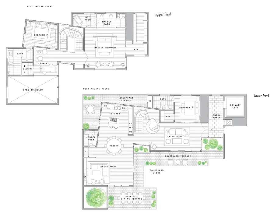 Floor plan Penthouse 16