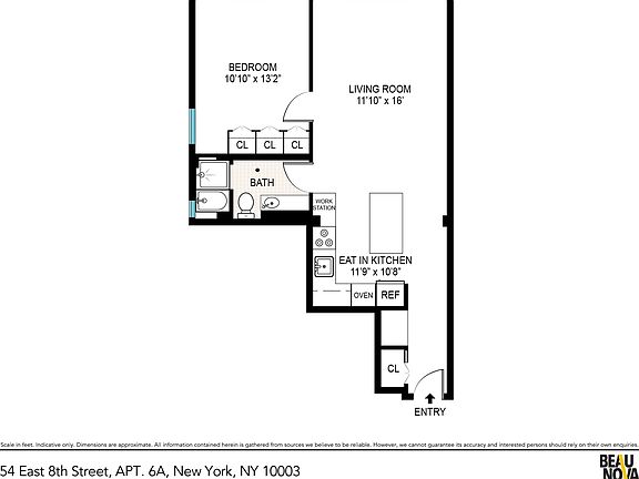 2nd image of 54 E 8th St APT 6A
