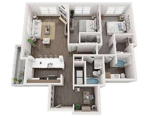 Floor plan B2RD