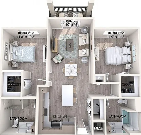 2 Bedroom 2 Bathroom 2 Bedroom 2 Bathroom