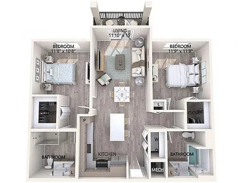 Floor plan B4A