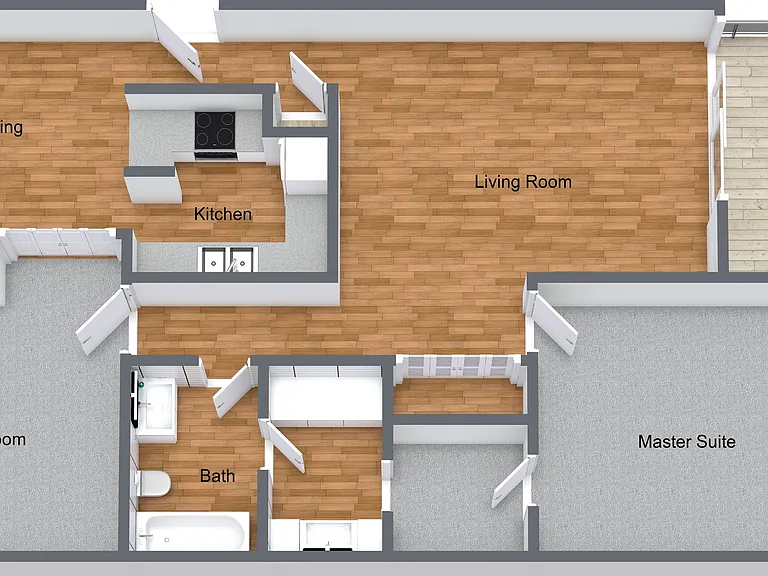 The Mariner 2 Bedroom 1 Bath The Mariner 2 Bedroom 1 Bath