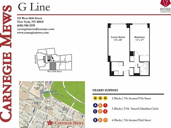 2nd image of 211 W 56th St APT 7G