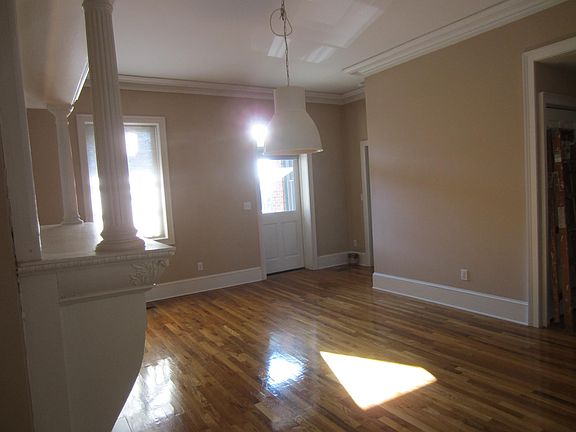 Dining Room with door to back deck